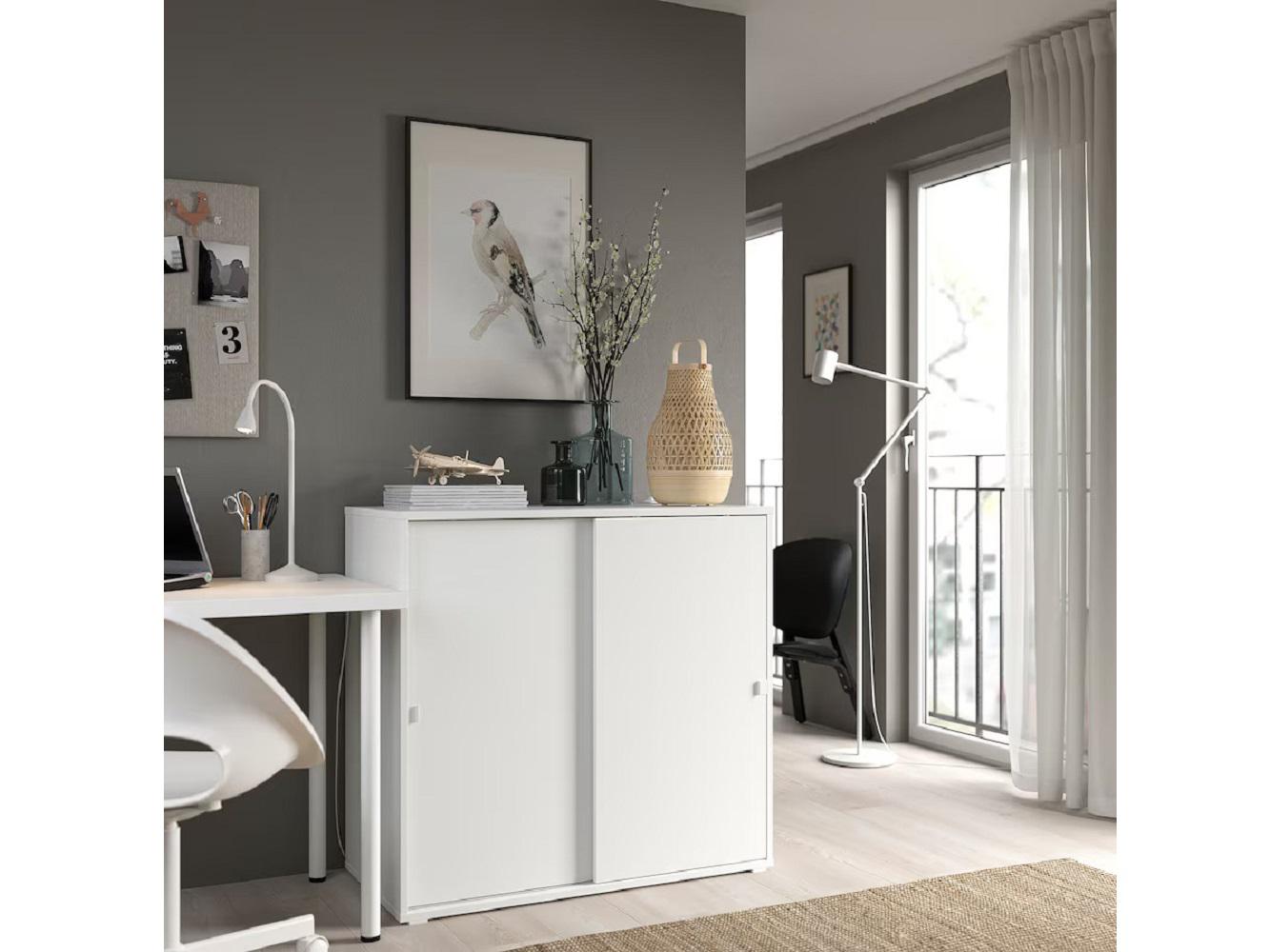 Комод Вихалс 114 white ИКЕА (IKEA)  изображение товара