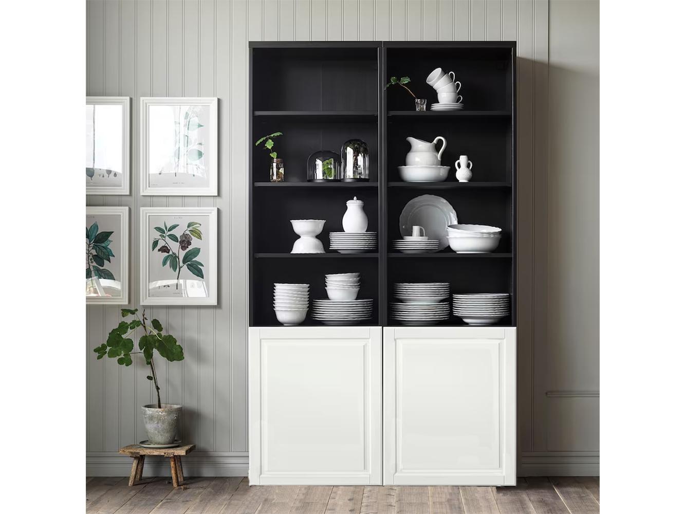 Стеллаж Беста 213 black ИКЕА (IKEA)  изображение товара