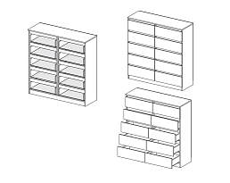 Изображение товара Комод Мальм 20 brown ИКЕА (IKEA) на сайте adeta.ru