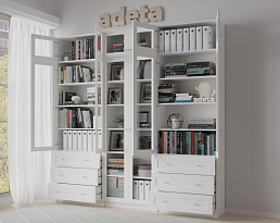 Изображение товара Книжный шкаф Билли 370 white ИКЕА (IKEA) на сайте adeta.ru