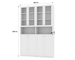 Изображение товара Книжный шкаф Билли 341 white ИКЕА (IKEA) на сайте adeta.ru