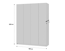 Изображение товара Распашной шкаф Пакс Форсанд 15 white ИКЕА (IKEA) на сайте adeta.ru